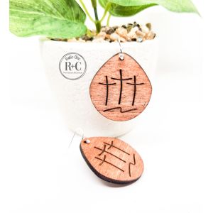 Rustic Chic by Designs By Gaddis3 Crosses Dangle Earrings