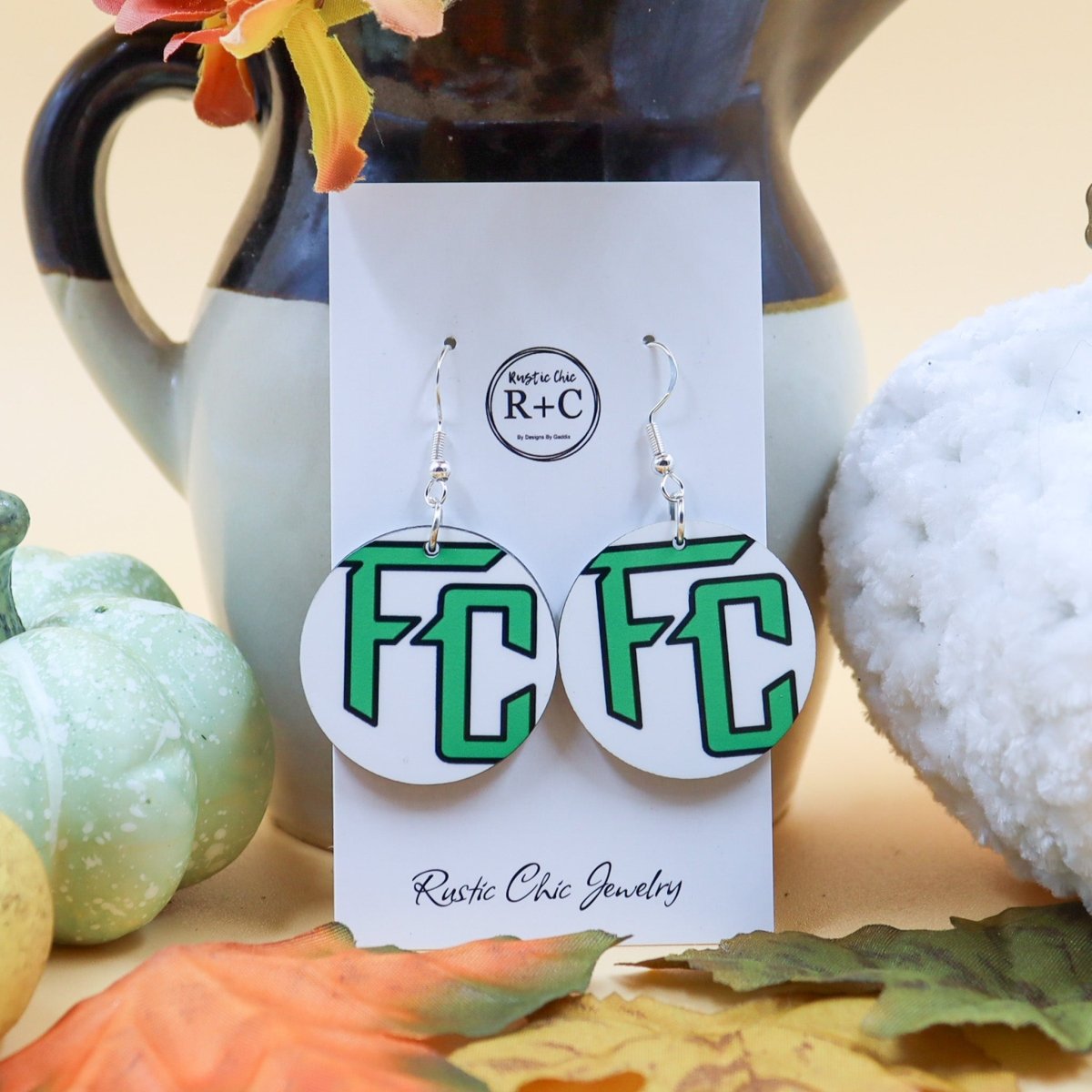 Rustic Chic by Designs By GaddisFranklin County Lions Drop Earrings