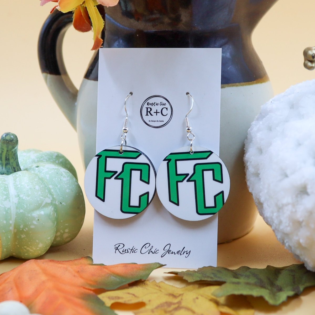 Rustic Chic by Designs By GaddisFranklin County Lions Drop Earrings