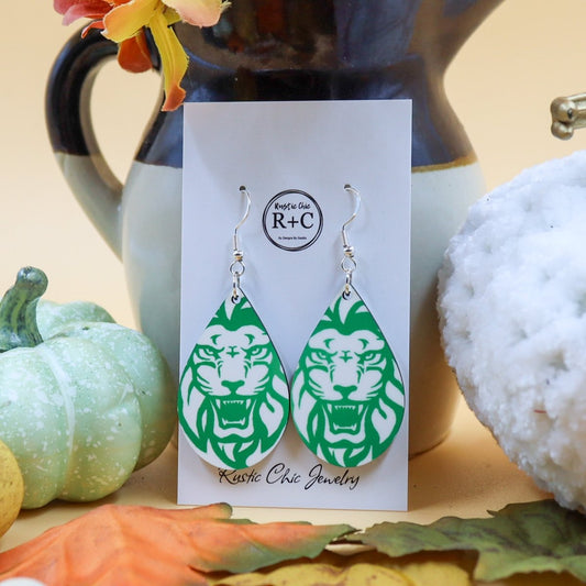 Rustic Chic by Designs By GaddisFranklin County Lions Drop Earrings