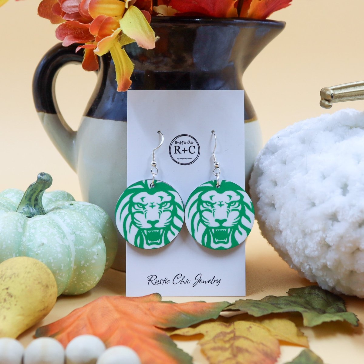 Rustic Chic by Designs By GaddisFranklin County Lions Drop Earrings