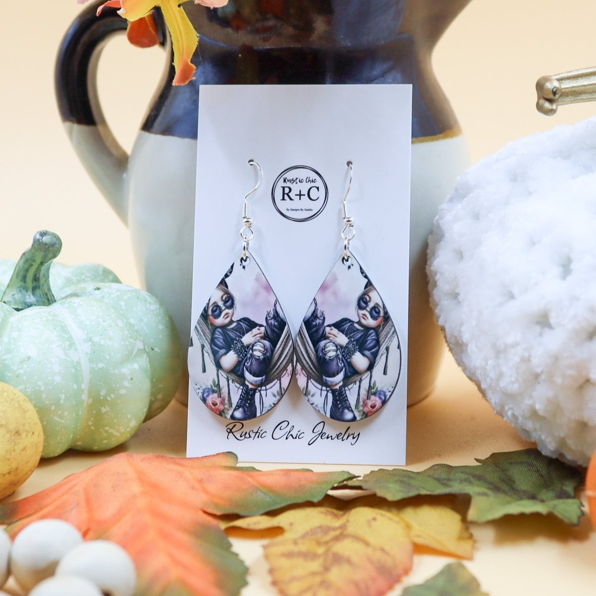 Rustic Chic by Designs By GaddisCool Kid Teardrop Earrings