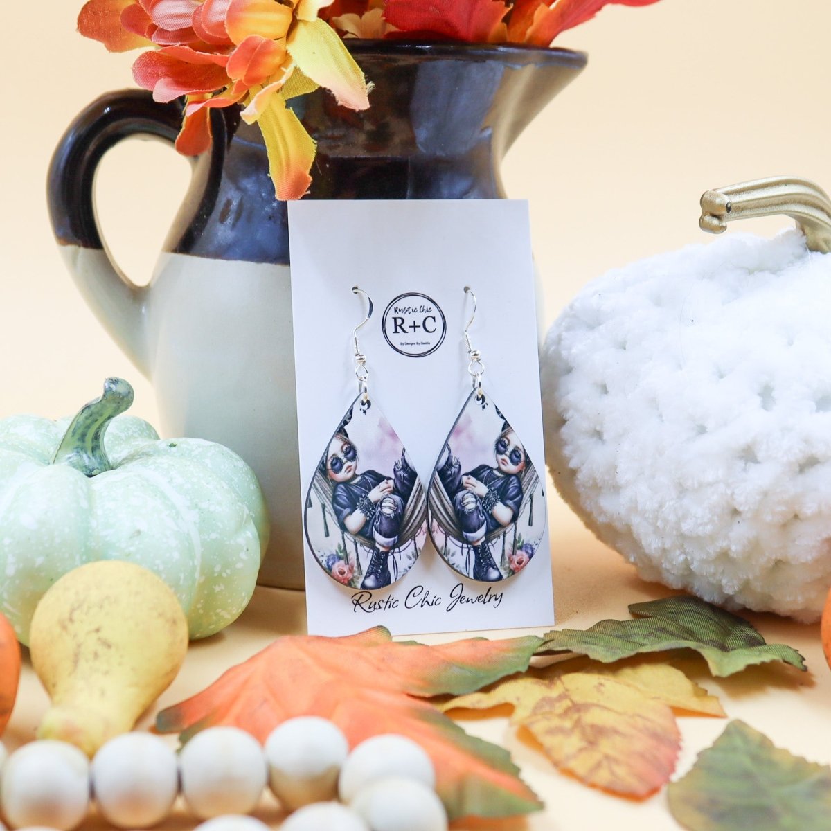 Rustic Chic by Designs By GaddisCool Kid Teardrop Earrings