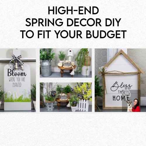 High-End Budget Friend Spring Decor DIY - Rustic Chic by Designs By Gaddis