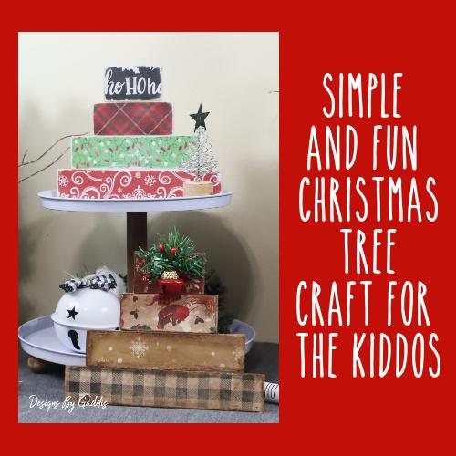 Christmas Tree Craft for Kids | Simple Home Decor | Kid Friendly | Designs By Gaddis