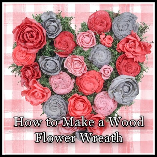 How to Make a Wood Flower Wreath Using Sola Wood Flowers | Designs By Gaddis