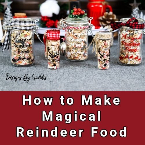 Magical Christmas Eve Reindeer Food Recipe and Cute Containers - Rustic Chic by Designs By Gaddis