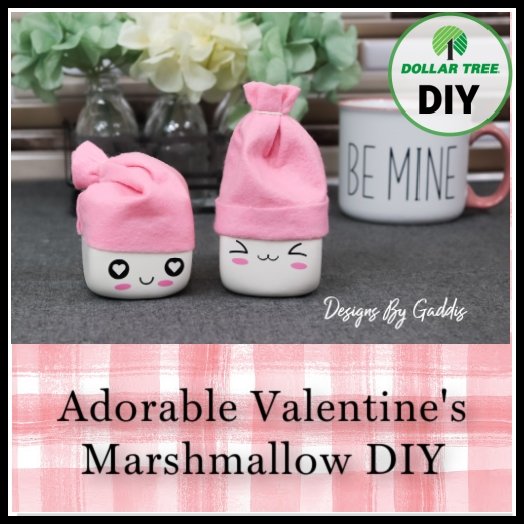 The Cutest DIY Valentine's Tiered Tray Marshmallows EVER! - Rustic Chic by Designs By Gaddis