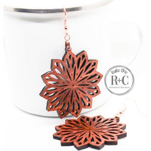 Floral Cut Out Earrings