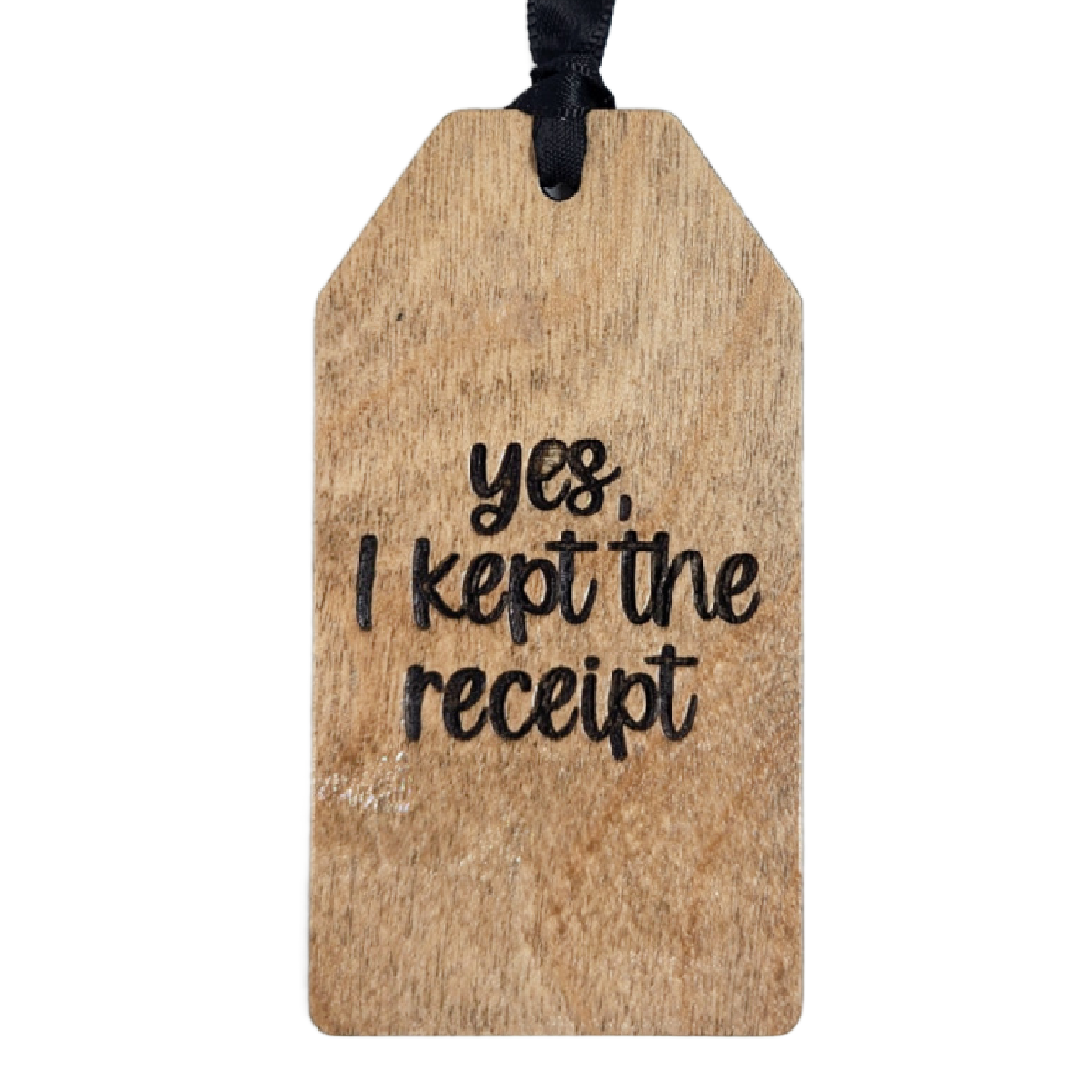 Funny Phrase Wood Gift/Stocking Tags