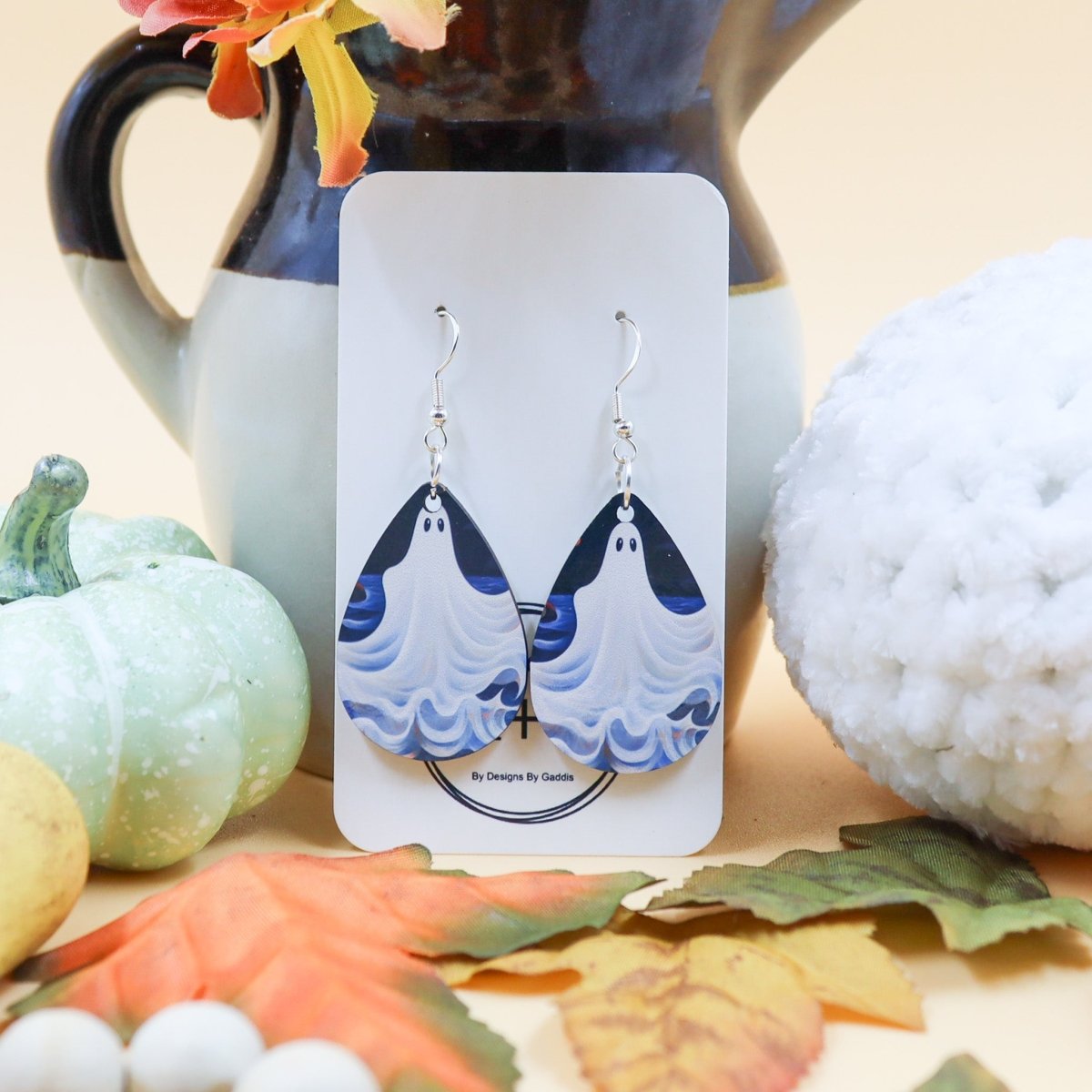 Rustic Chic by Designs By GaddisGhost Teardrop Earrings