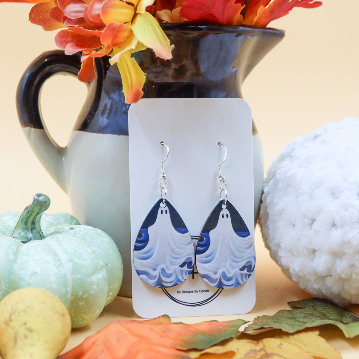 Rustic Chic by Designs By GaddisGhost Teardrop Earrings