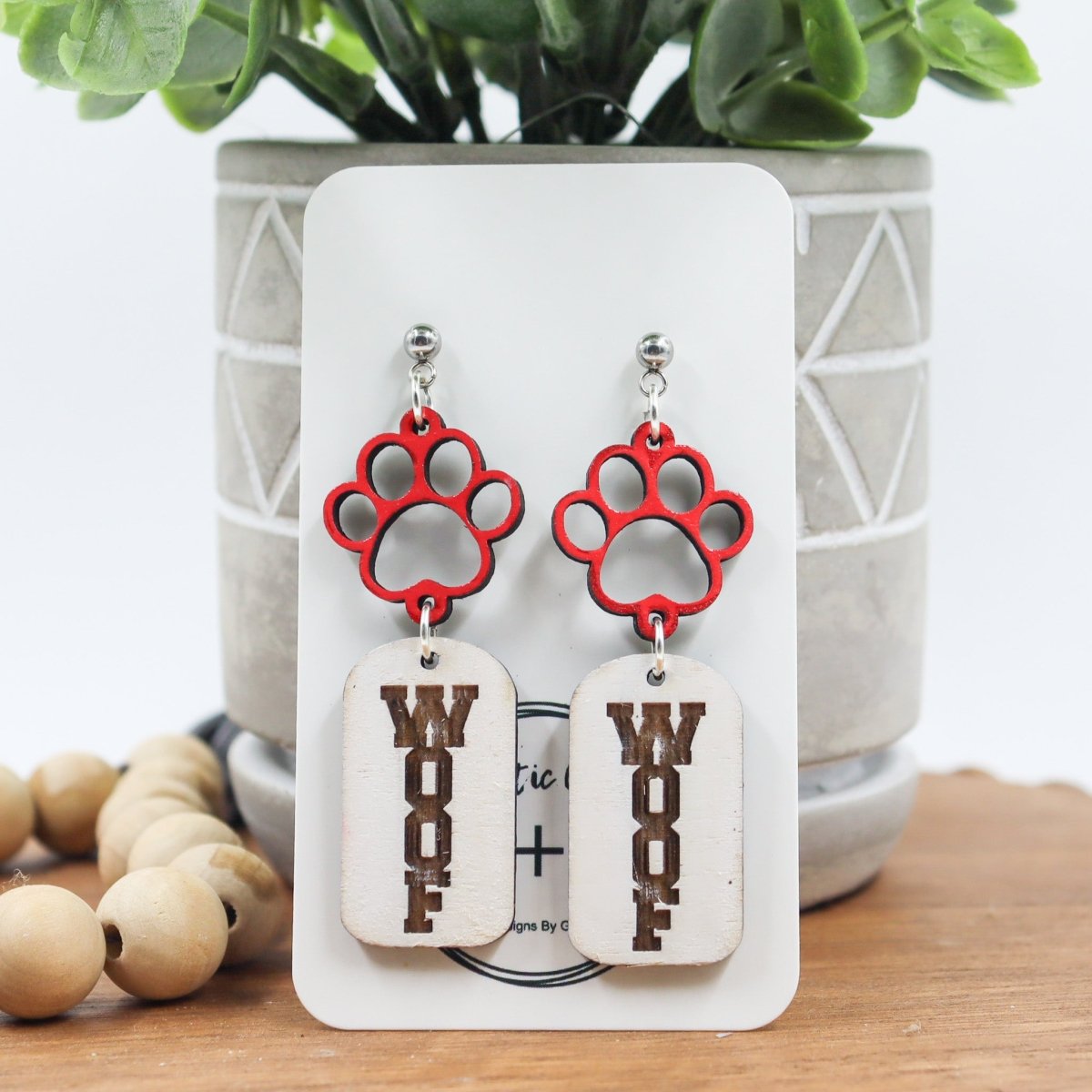 Rustic Chic by Designs By GaddisGeorgia Woof Drop Earrings