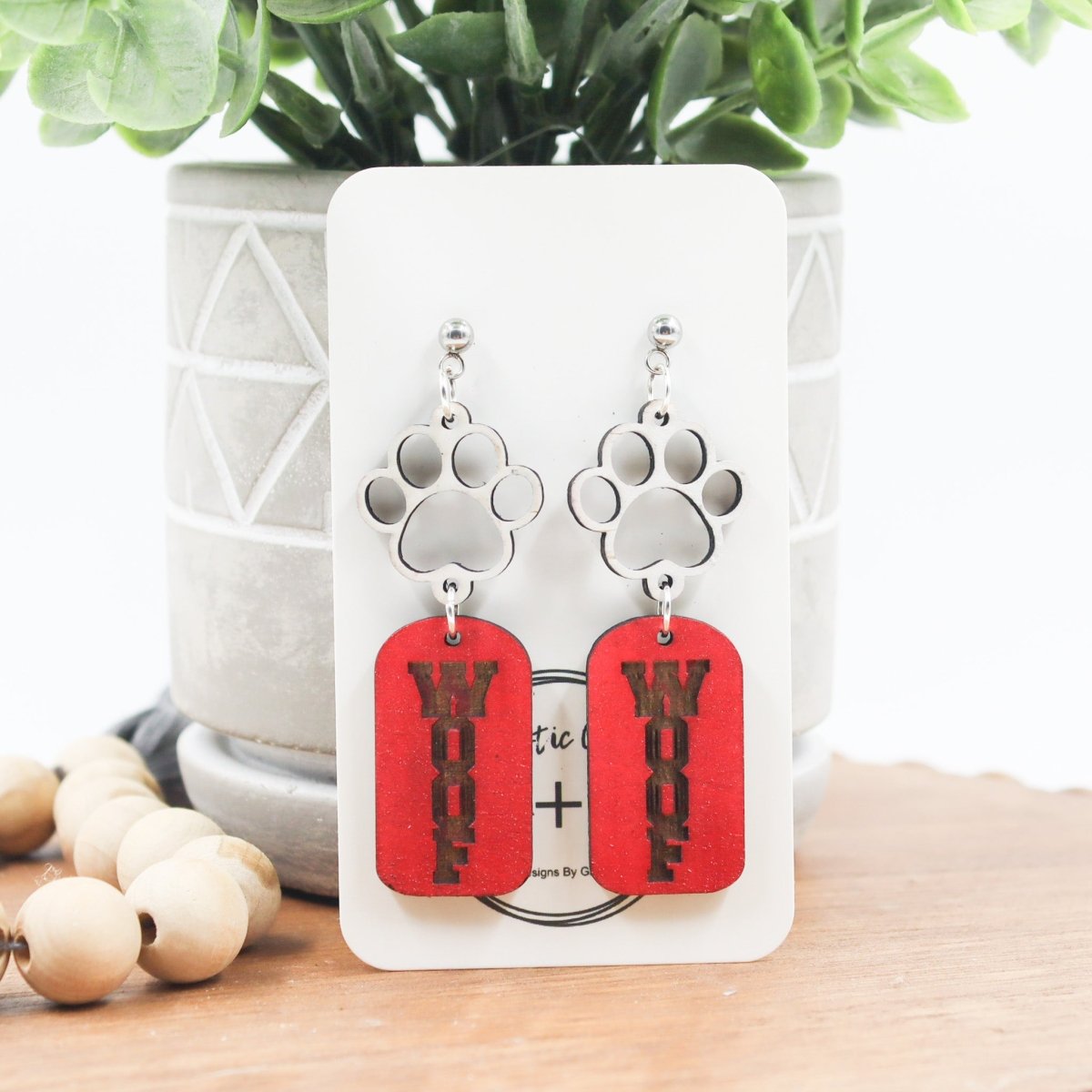 Rustic Chic by Designs By GaddisGeorgia Woof Drop Earrings