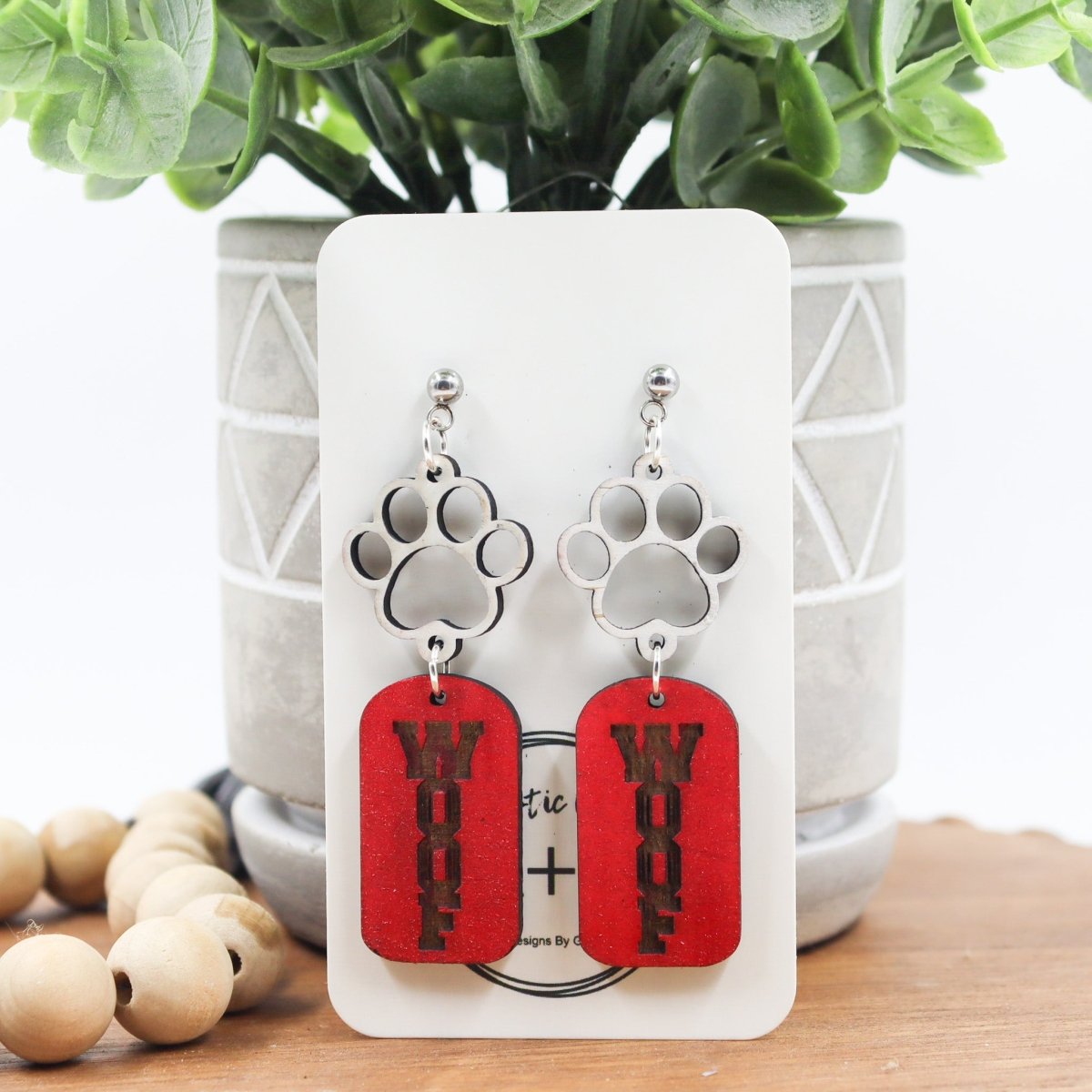 Rustic Chic by Designs By GaddisGeorgia Woof Drop Earrings