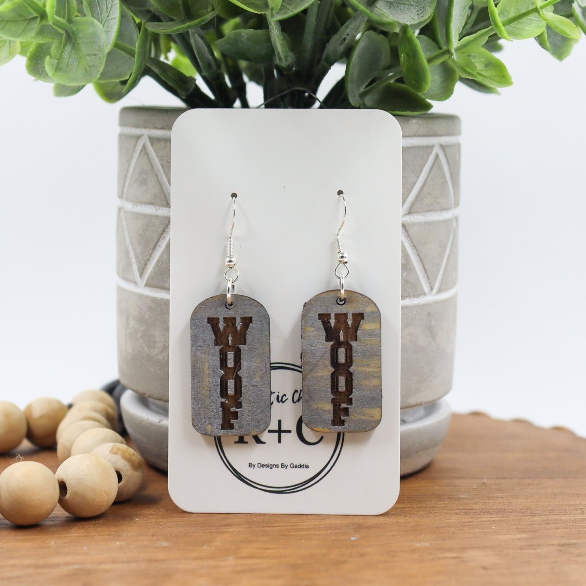 Rustic Chic by Designs By GaddisGeorgia Woof Drop Earrings