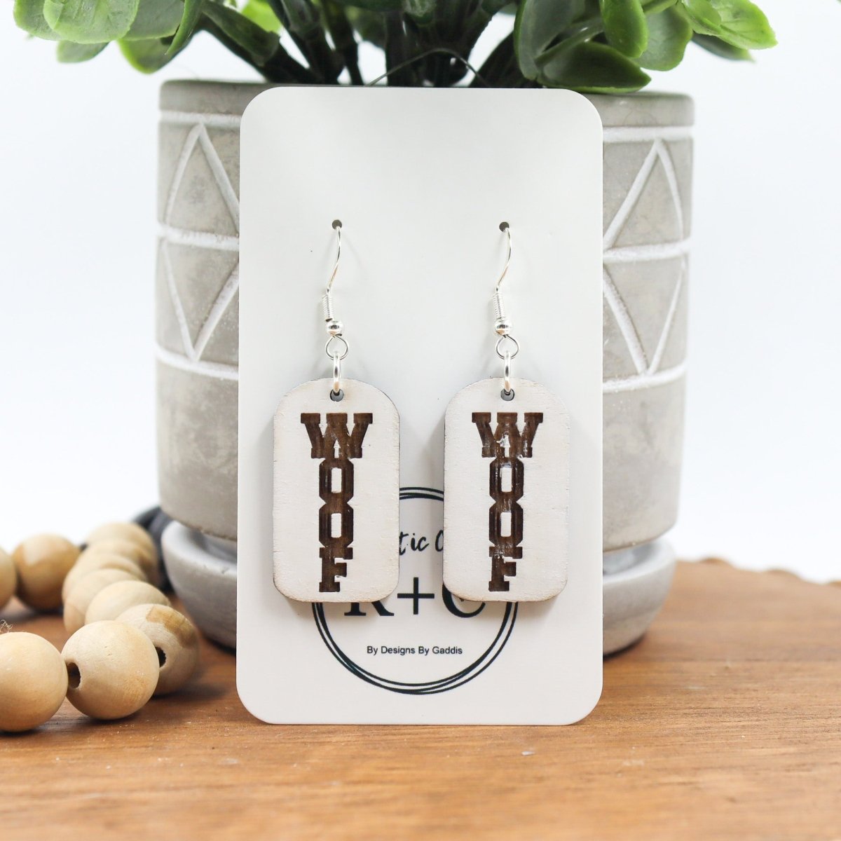 Rustic Chic by Designs By GaddisGeorgia Woof Drop Earrings