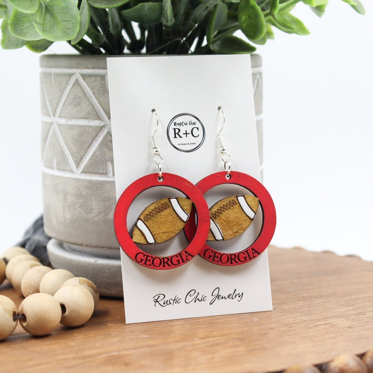 Rustic Chic by Designs By GaddisGeorgia Round Drop Earrings